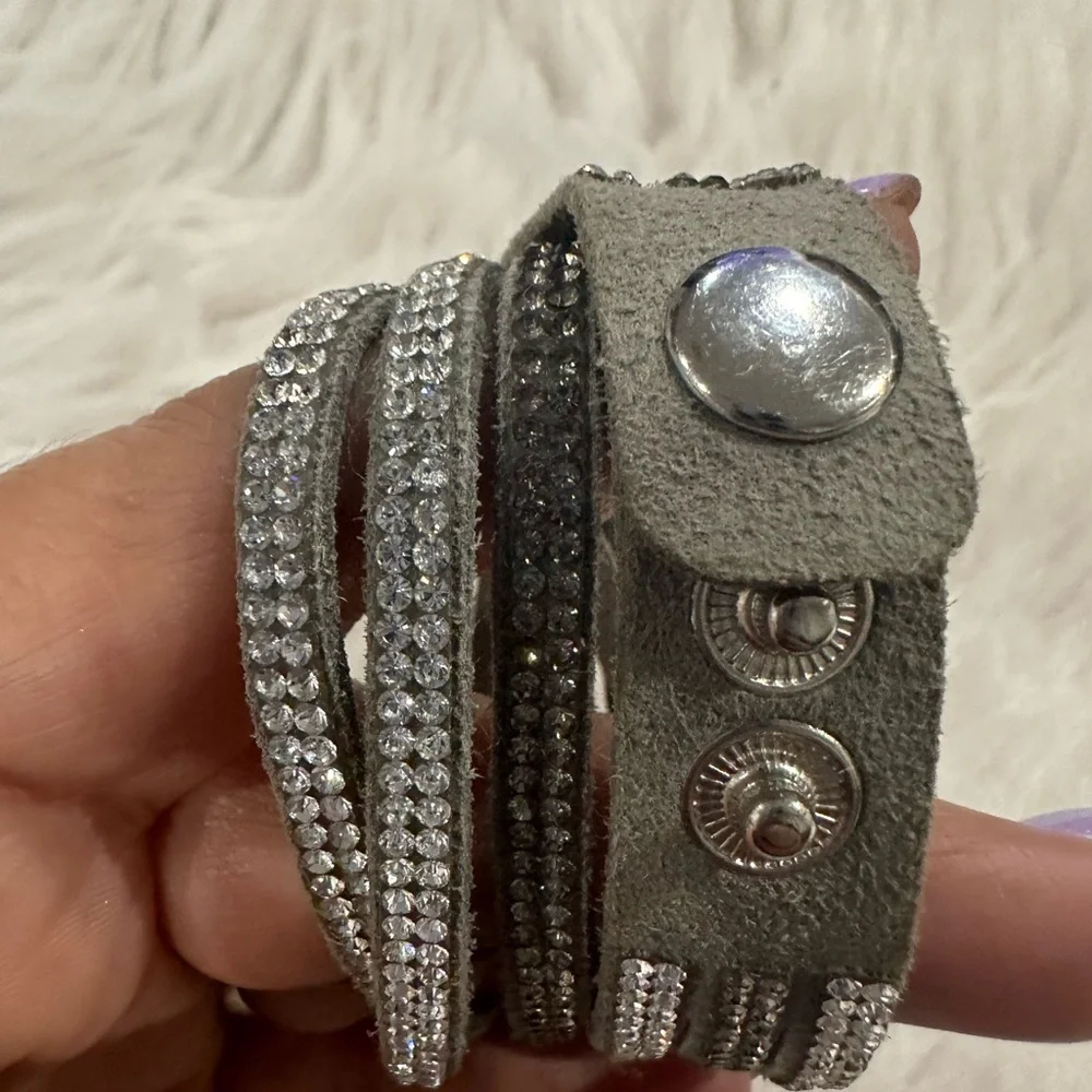 Rhinestone Wrap Bracelet
